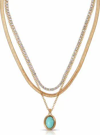 Crystal Halo Multistrand Necklace | Nordstrom