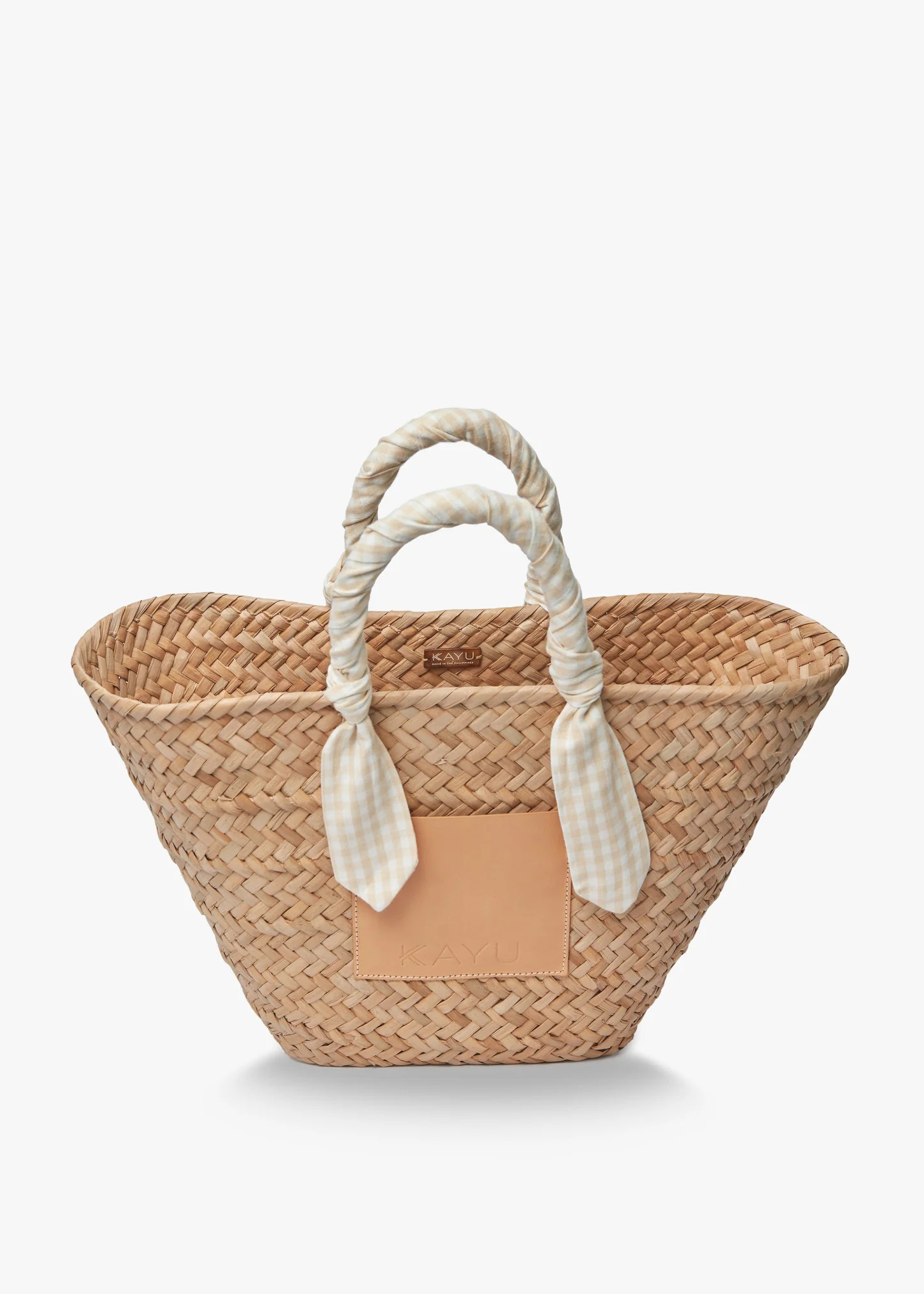 Marlow Straw Scarf Tote Bag | Jones & Daughters