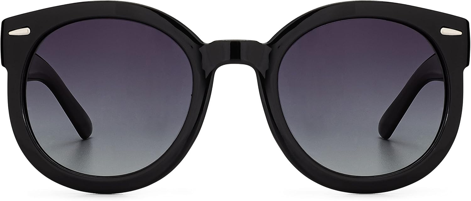 grinderPUNCH Oversized Sunglasses For Women Round Circle Oversized Mod Fashion | Amazon (US)