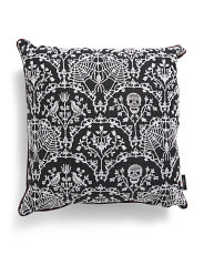 20x20 Line Work Embroidered Skull Pillow | Throw Pillows | Marshalls | Marshalls