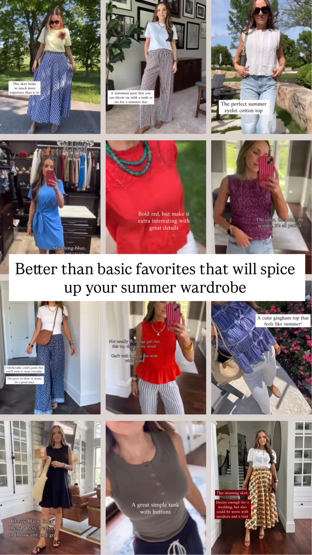 Better than basics for summer that you can pair with your basics