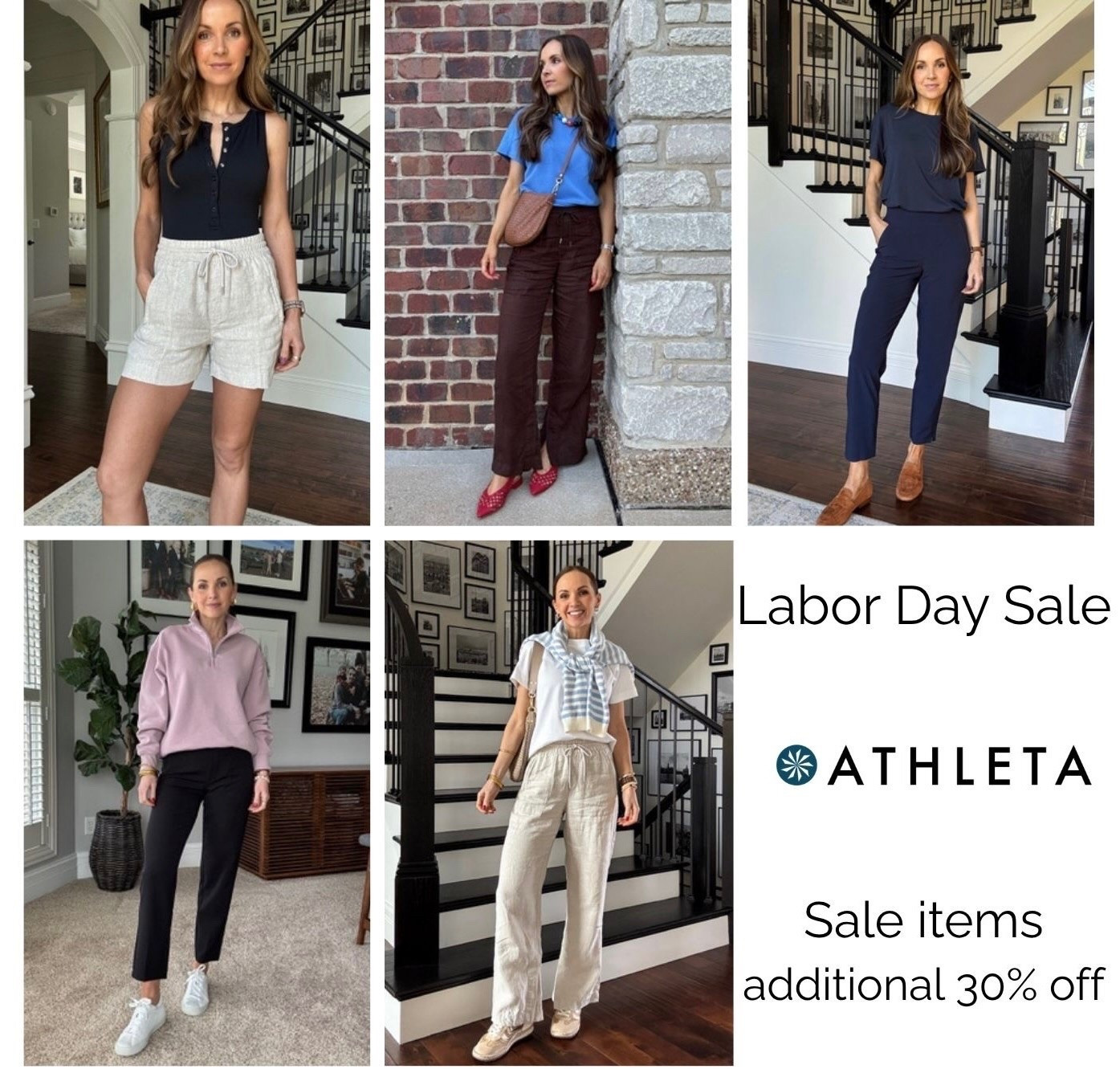 @athleta Labor Day sale is live! My favorite linen pants (I wear an xs) are marked down + an additional 30% off! Follower favorite work pants are also marked down (I wear a 2)

#LTKSaleAlert