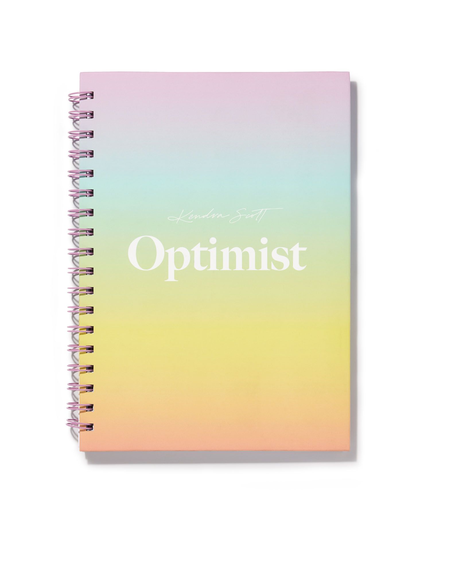 Optimist Spiral Notebook in Ombre Rainbow | Kendra Scott