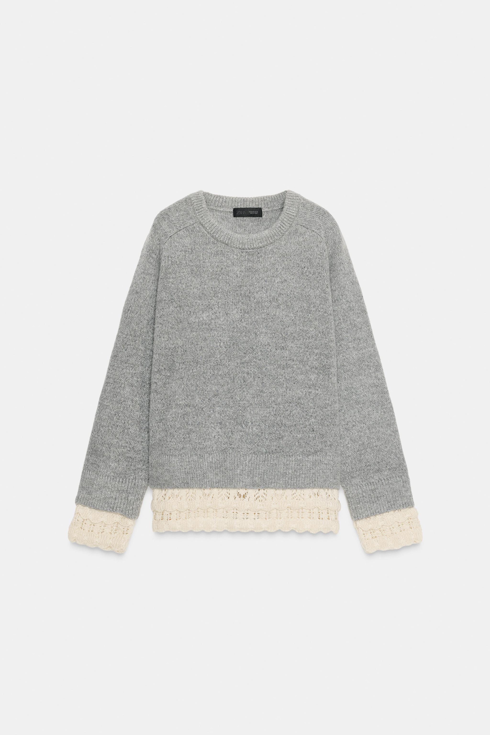 COMBINED KNIT SWEATER | Zara UK