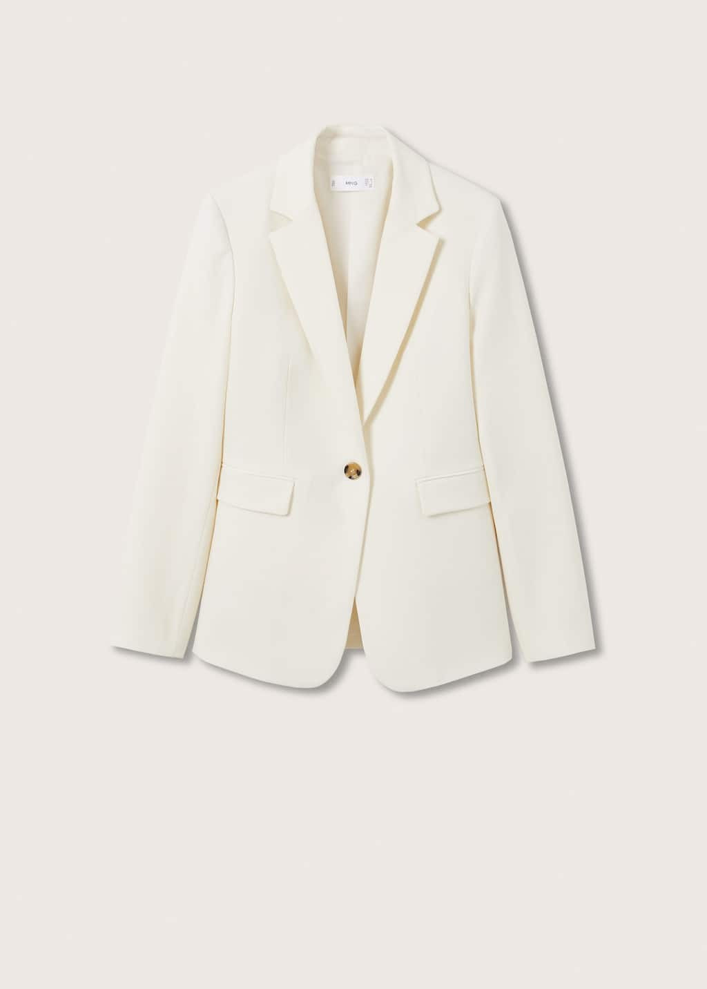 Fitted suit blazer -  Women | Mango USA | MANGO (US)