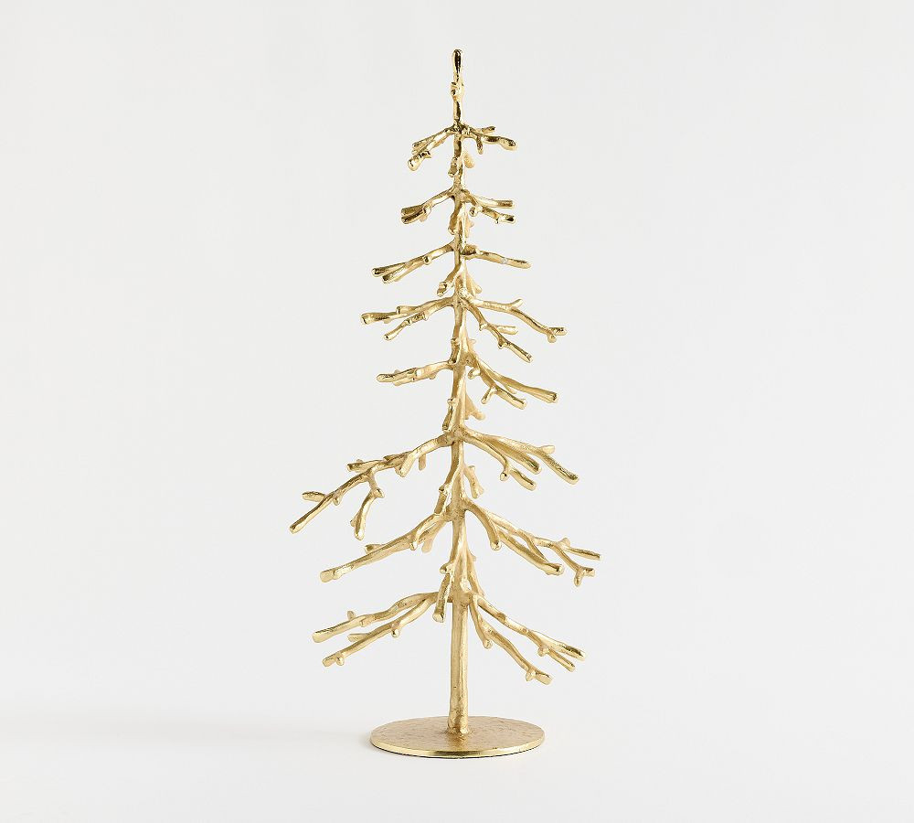 Sculpted Trees Xl 24"" Brass | Pottery Barn (US)