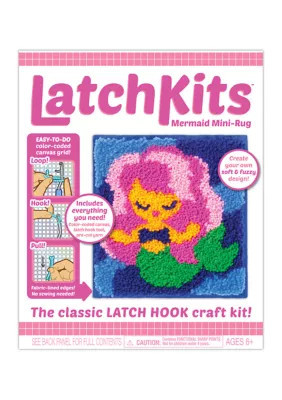 Latchkits Mermaid Mini-Rug Craft Kit | Belk