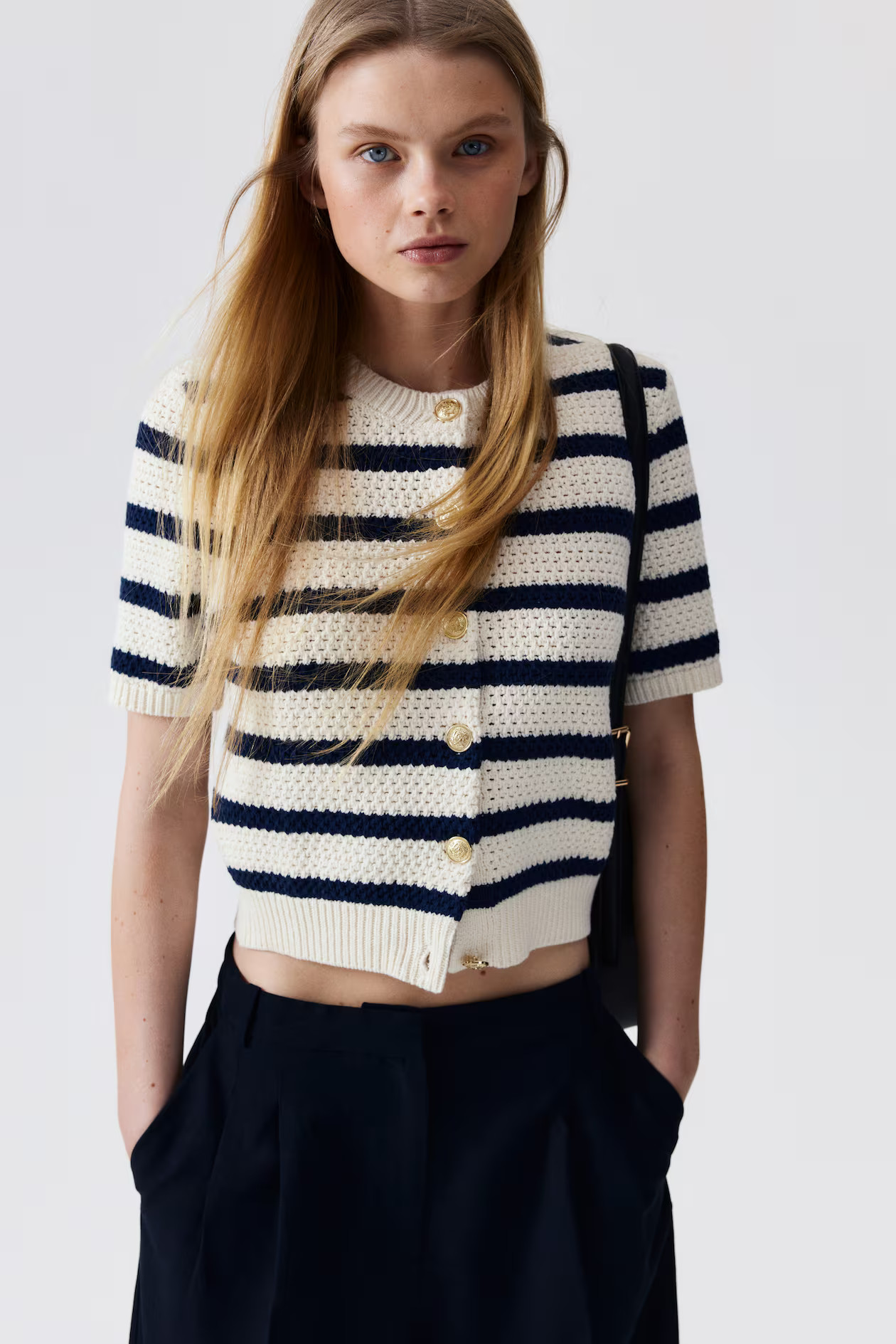 Textured-knit cardigan | H&M (UK, MY, IN, SG, PH, TW, HK)