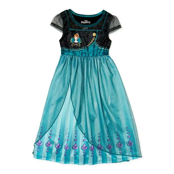 Frozen 2 Princess Anna Toddler Girl Sleep Nightgown, Sizes 2T-5T | Walmart (US)