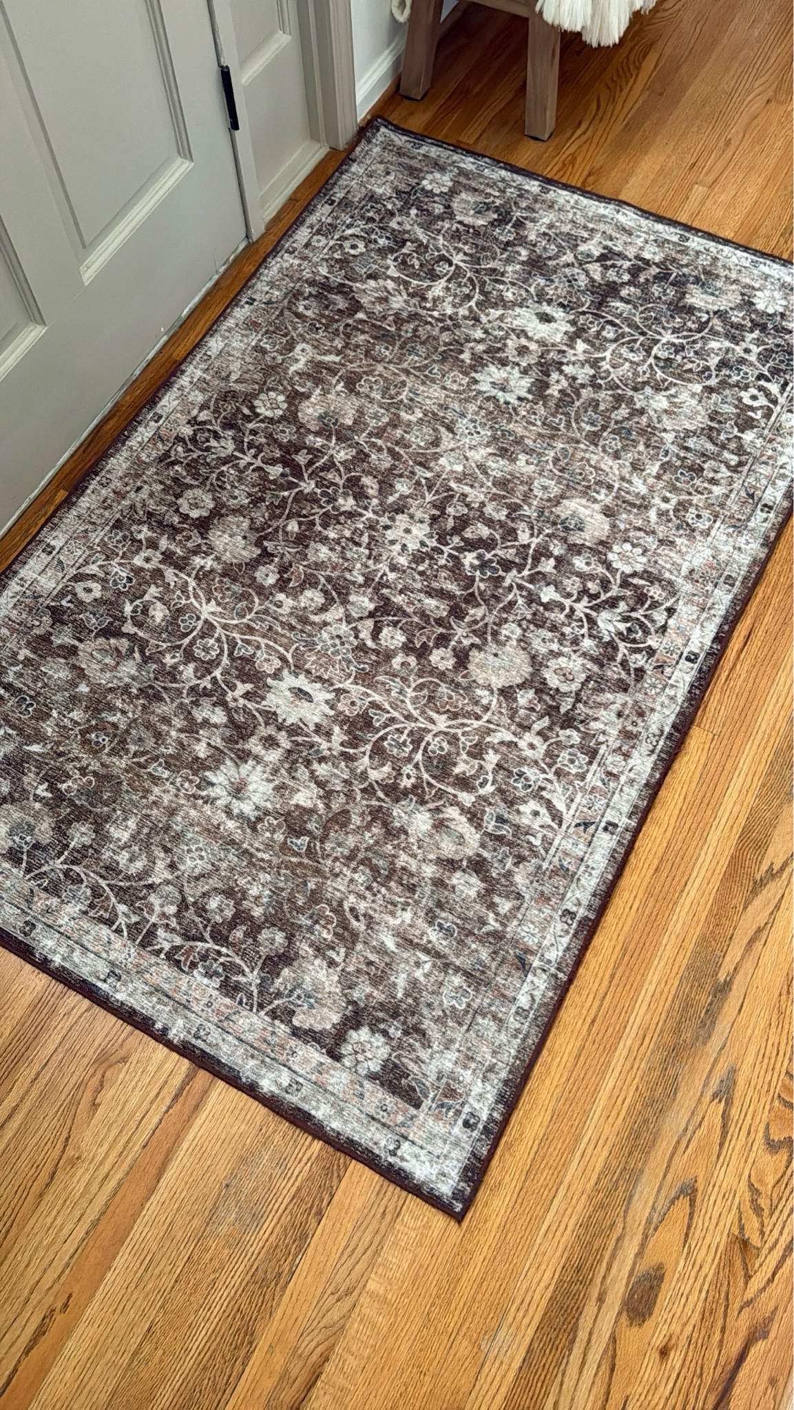 My entryway rug in machine washable, has a nonskid backing and beautiful neutral tones with a vintage pattern . 
Perfect for high traffic areas- and for hikes with kids and pets. Comes in multiple sizes 




Washable rug ,LOLOI rugs, Amber Lewis collection, @Wayfair  , Wayfair home find, vintage look
Rug

#LTKHome #LTKSeasonal #LTKmomlife