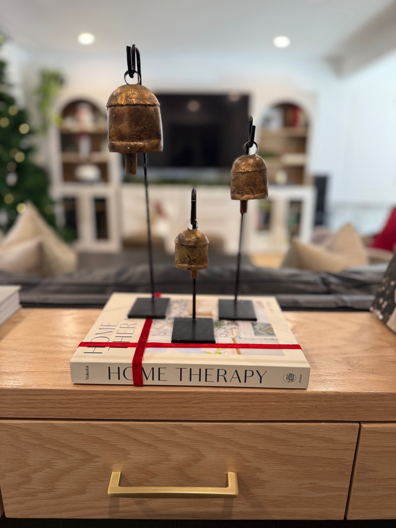 My viral vintage inspired bells are not only back in stock after being sold out, but they’re also on SALE! These are perfect for decorating for Christmas or in the Fall! I love using them on my console & entryway table, as well as on my cabinets when shelf styling! They’re very versatile! 

#LTKHoliday #LTKFindsUnder100 #LTKSaleAlert