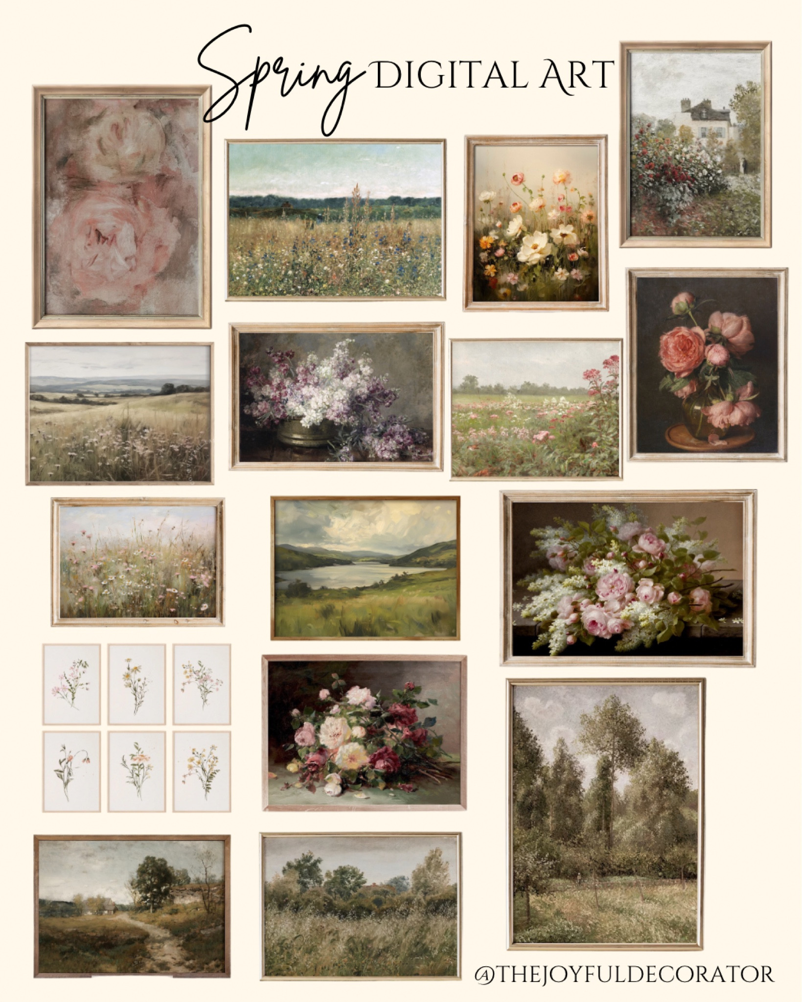 Spring Digital Download Art

An easy, affordable, budget-friendly way to change  artwork each season. Most downlands include a variety of sizes. Pop into your favorite frame and you’re done. 

Spring art, spring print, vintage floral digital art, meadow digital art, flower digital art, spring home decor, 

#LTKhome #LTKSeasonal #LTKfindsunder50
