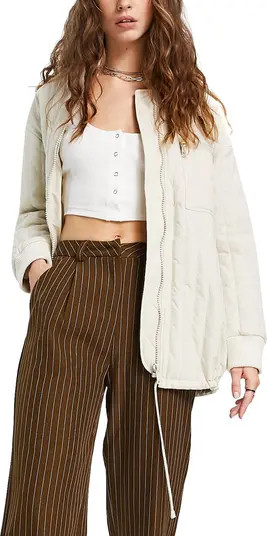 Topshop Quilted Bomber Jacket | Nordstrom | Nordstrom