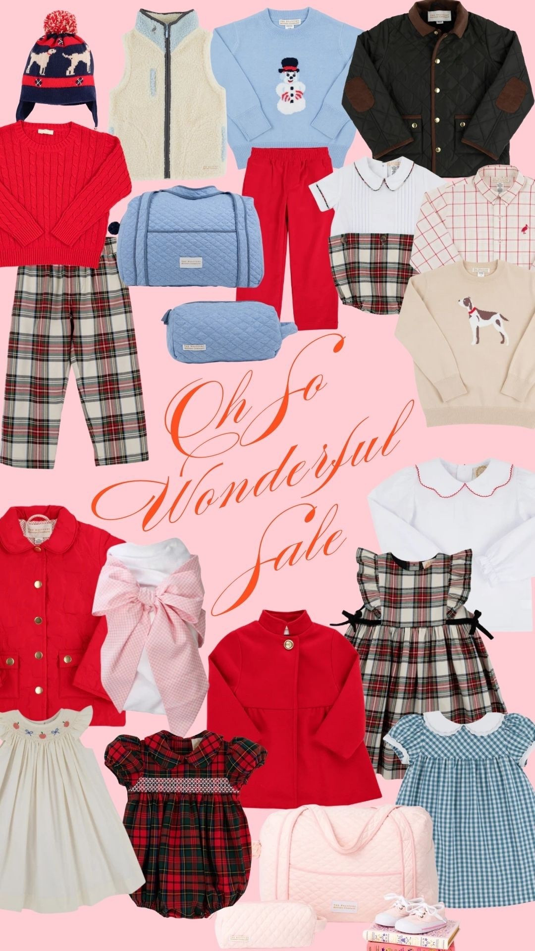 The Beaufort Bonnet Oh So Wonderful Sale 

I picked up a few things when the sale opened up to text subscribers (some went OOS) but so many cute styles are left. I’m most excited about the sweet duffles for siblings and matching toiletry bags 