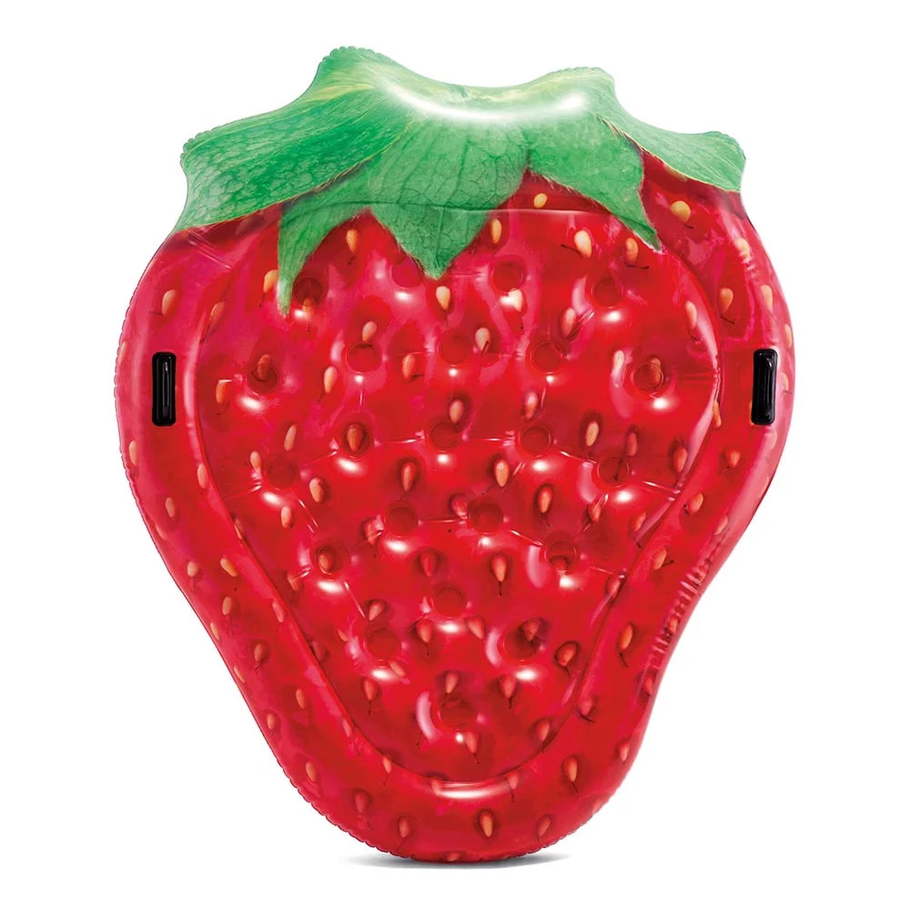 Intex Vinyl Strawberry Inflatable Island Pool Float | Walmart (US)