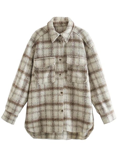 'Cindy' Thick Plaid Shirt with Pockets  (2 Colors) | Goodnight Macaroon