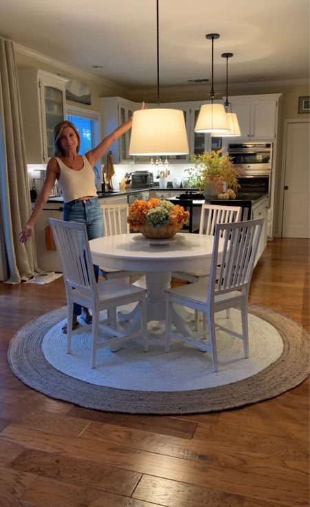 Sharing my round rug that I got last year. Still holding up and loving it. Thought I would link it again here, since its on sale! Perfect add under my kitchen dining table. 

#LTKSale #LTKhome #LTKSeasonal