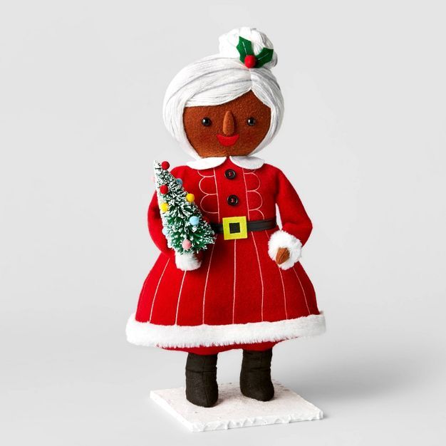 19.75" Fabric Mrs. Claus Decorative Figurine - Wondershop™ | Target