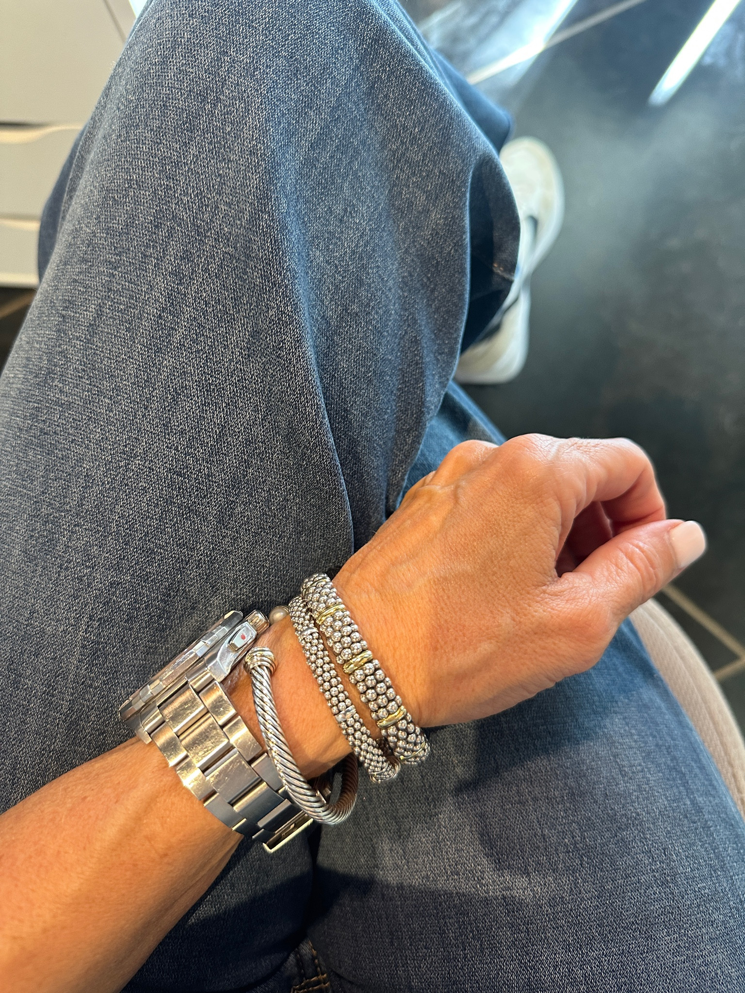 Great valentines gift idea to send your husband 
They even have personal engraving. My initials are on the larger Lagos bracelet 

#LTKOver40 #LTKStyleTip #LTKFamily