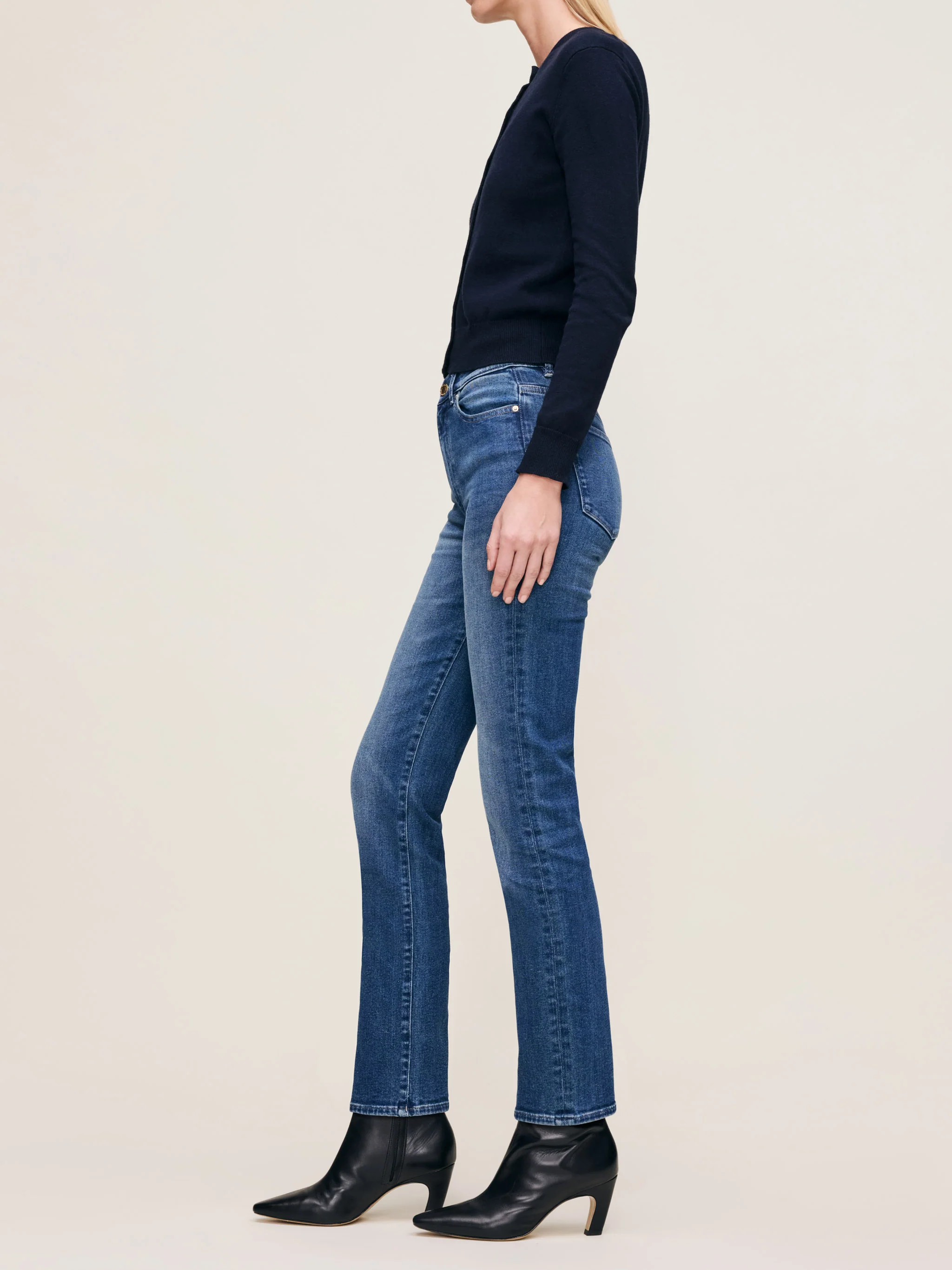 Halle Straight High Rise Instasculpt™ 29" Jeans | Oceanside | DL 1961 Women