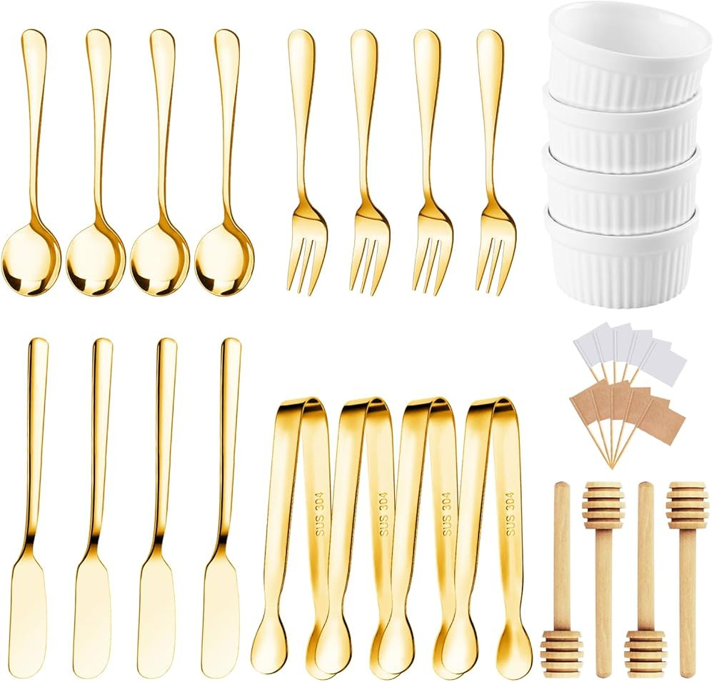 Charcuterie Boards Accessories 64Pcs Cheese Butter Spreader Knives Set Charcuterie Utensils Mini ... | Amazon (US)