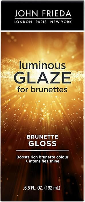 John Frieda Brilliant Brunette Luminous Glaze, Hair Gloss Enhances Rich Color and Boosts Shine fo... | Amazon (US)