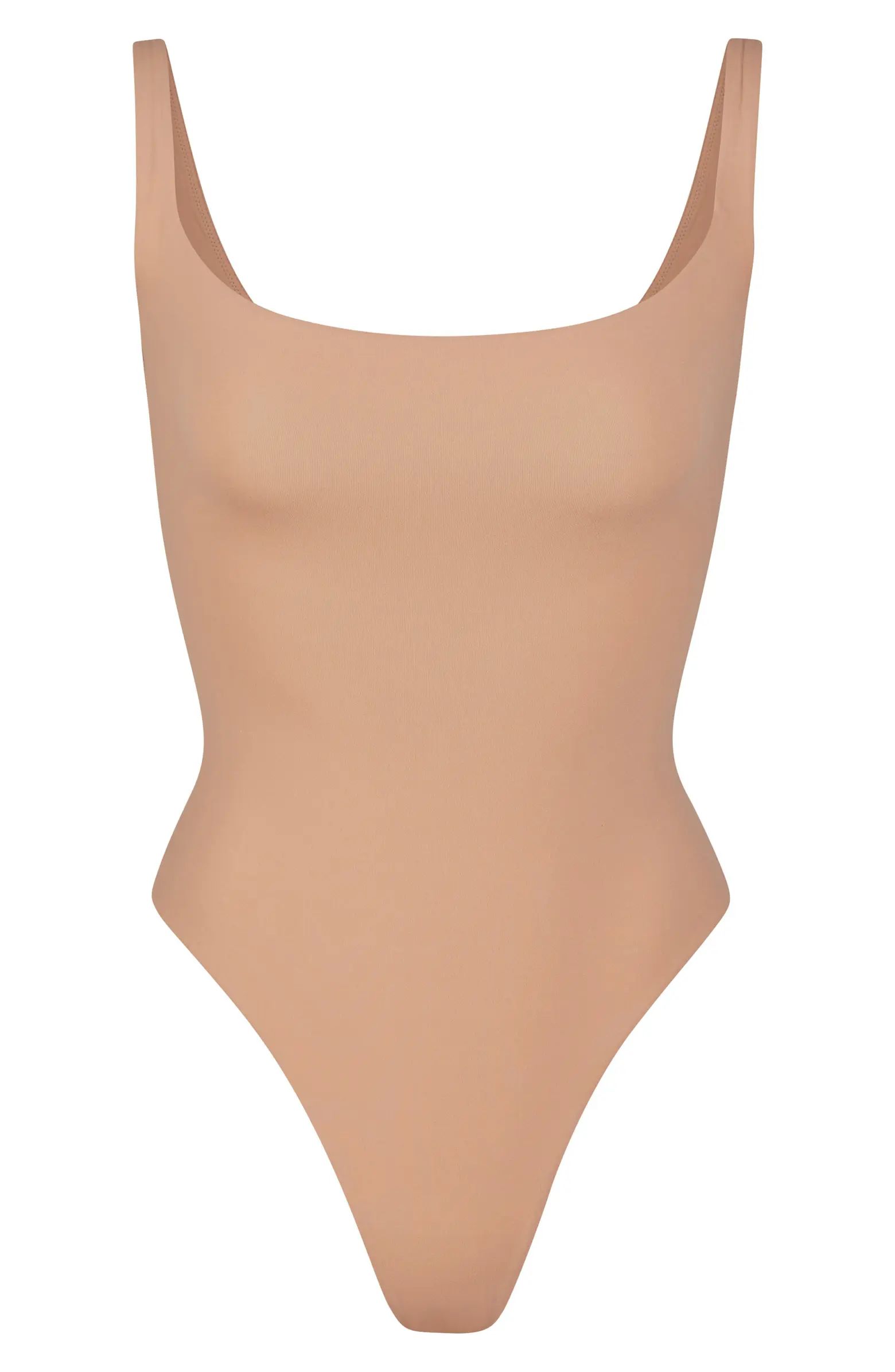 SKIMS Fits Everybody Square Neck Sleeveless Bodysuit | Nordstrom | Nordstrom