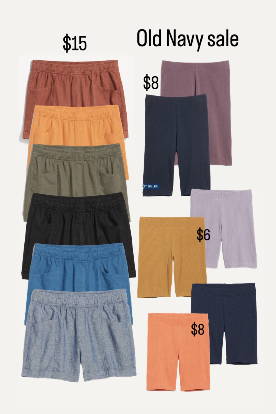 Old a navy shorts sale. Biker shorts 

#LTKunder50 #LTKsalealert #LTKstyletip