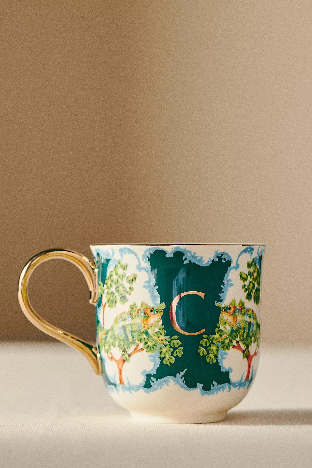 Lou Rota Nature Table Monogram Mug | Anthropologie (US)