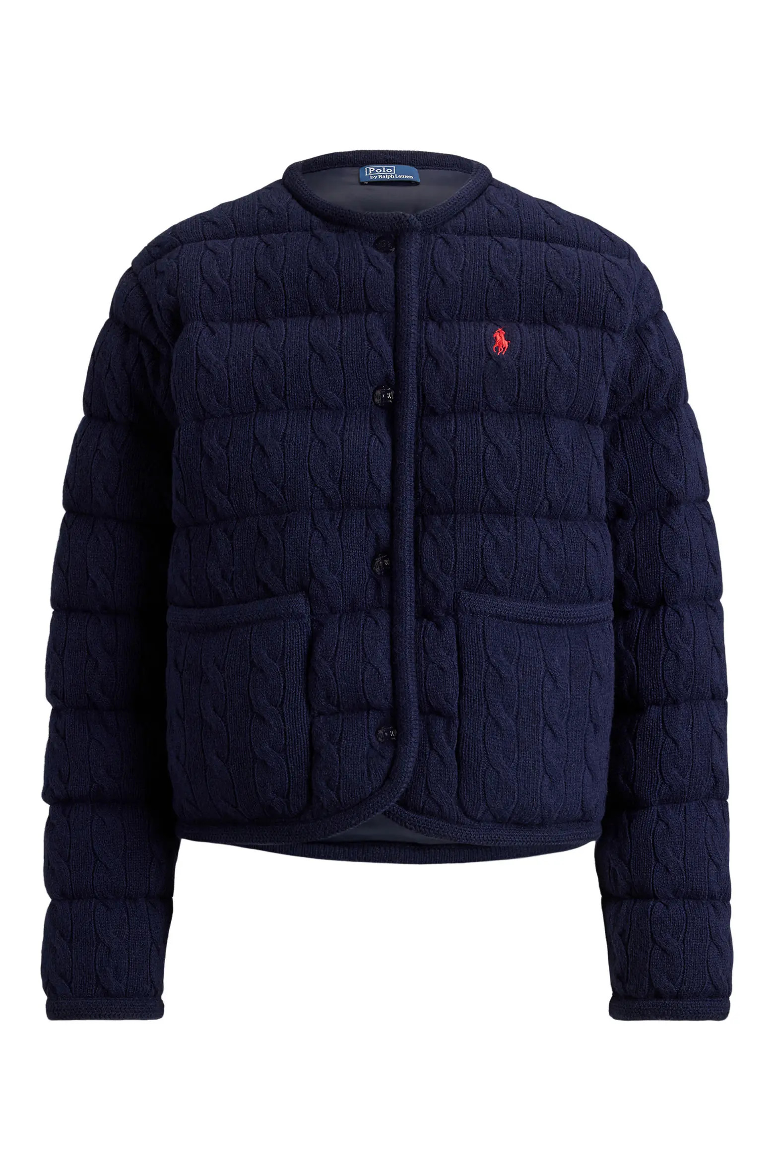 Padded Cable Stitch Wool & Cashmere Puffer Jacket (Women) | Nordstrom | Nordstrom