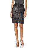 Karen Kane Women's Faux Leather Skirt, Black, Extra Small | Amazon (US)
