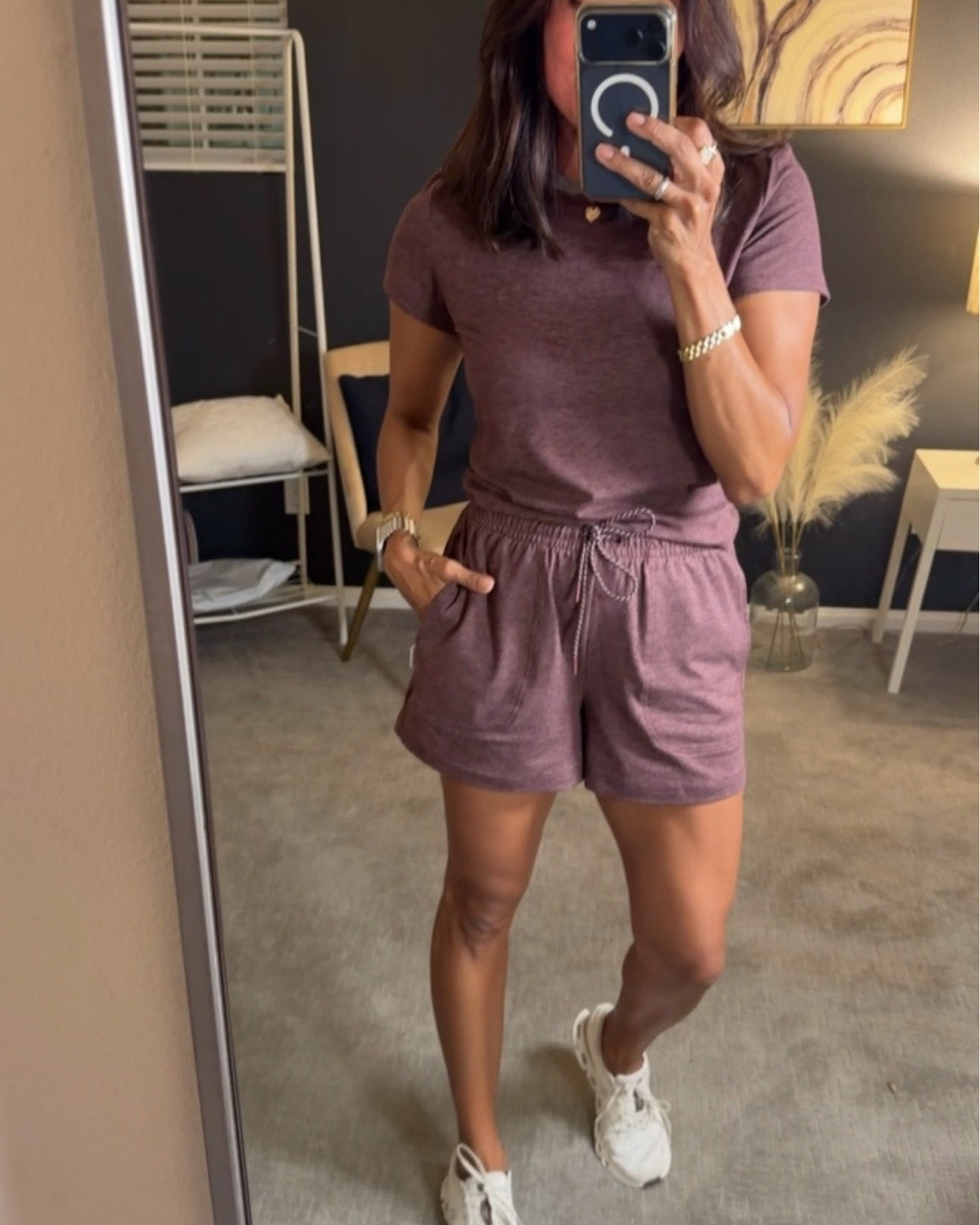 Cute and cozy pieces to wear into cooler weather 

@Aerie 
Shorts xs 
Tee small 
Pullover xs 
Joggers xs 
Henley small 
Jacket xs

#LTKActive #LTKPetite #LTKSeasonal
