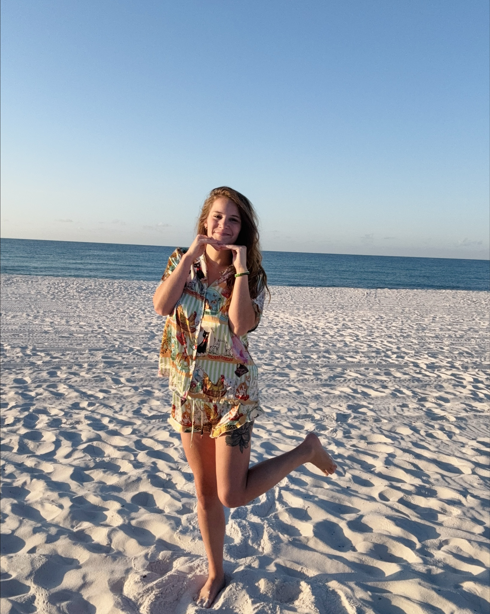 PJs on the beach 🌊⛱️☀️

Comfy @ my fav place. Satin pajamas want to live on my body 5ever 🤭 xx

#LTKNYFW #LTKCon #LTKxMadewell