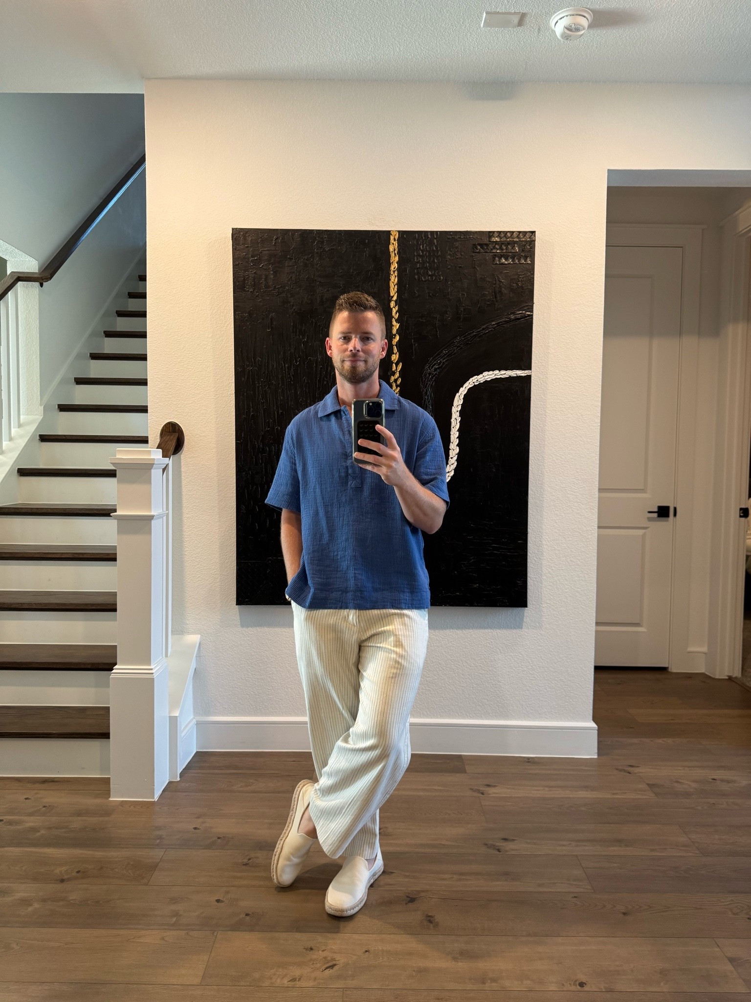 Back to the beach, back in my summer favorites

Wearing a medium in the polo and 30/28 in the pants

#LTKootd #LTKSaleAlert #LTKMens