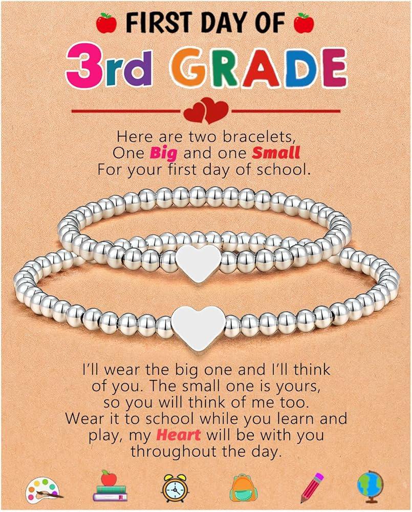 UPROMI First Day of Daycare/Preschool/Kindergarten/1st Grade/2nd Grade Gift, Back to School Brace... | Amazon (US)