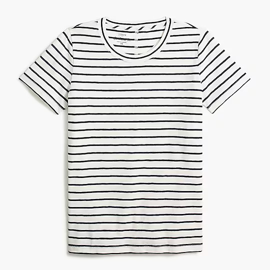 Factory: Striped Girlfriend Crewneck Tee For Women | J.Crew Factory