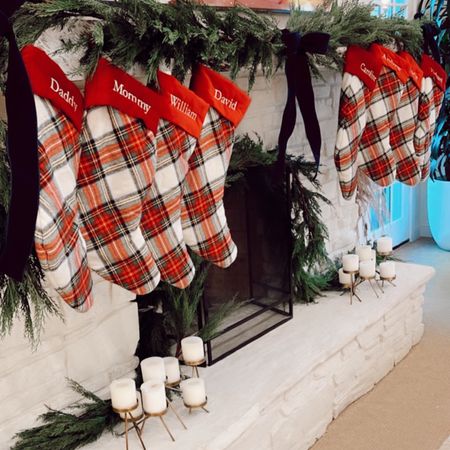 Our stockings are hung by the chimney with care. 😊❤️ And they are still on sale. They came in 3 days with rush shipping even with the personalization!  

#LTKHoliday #LTKSeasonal #LTKsalealert