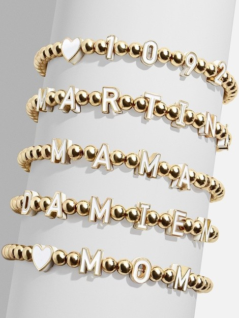 Custom White Cutout Pisa Bracelet | BaubleBar (US)