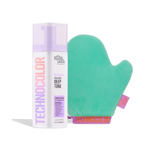 Bondi Sands Technocolor Magenta Value Kit | Includes Lightweight Sunless Foam + Reusable Mitt for a Flawless Finish ($34 Value) | Amazon (US)