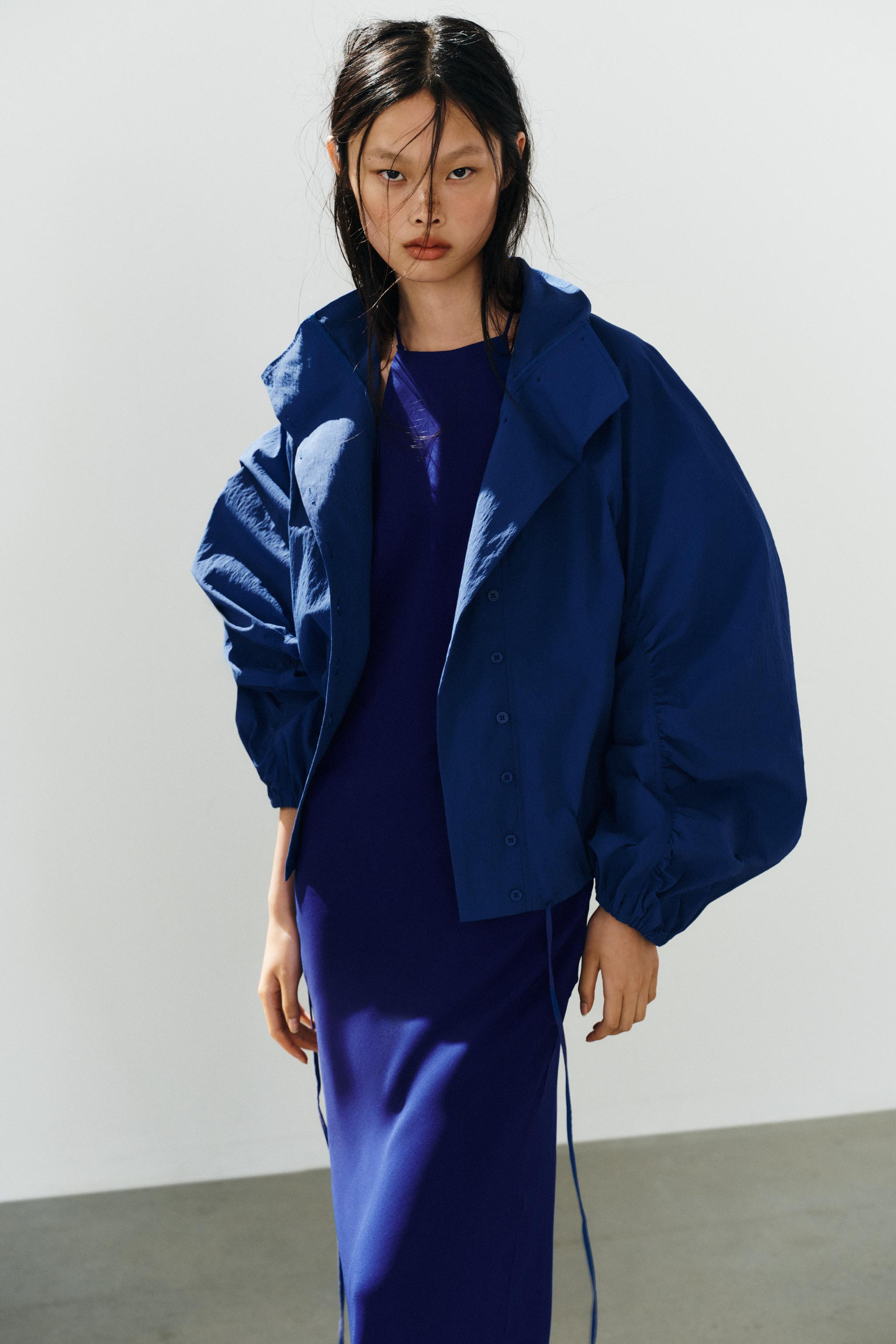TECHNICAL FABRIC BUTTON JACKET | Zara US