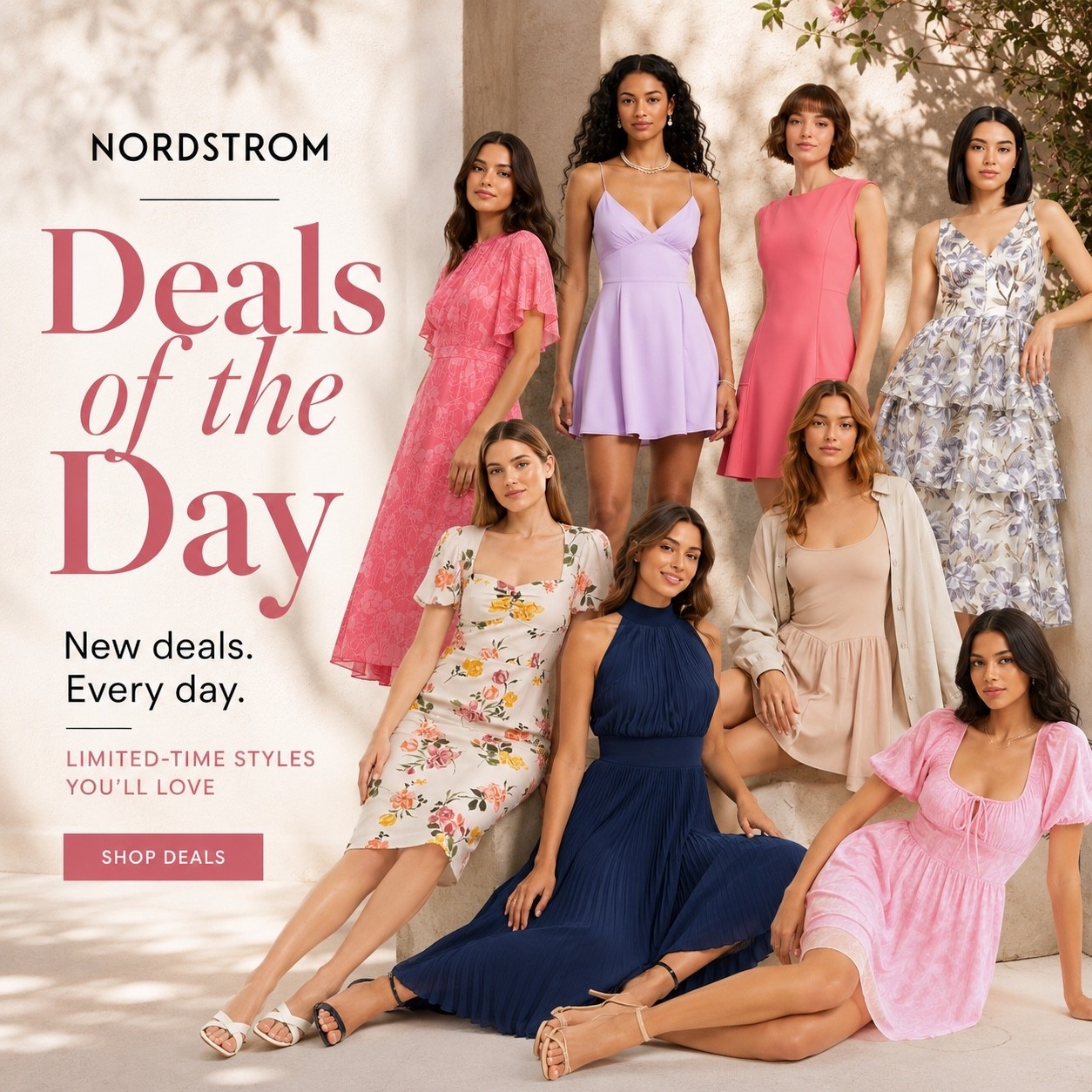 Nordstrom deals are way too good right now 🤍
Found the prettiest spring-to-summer dresses starting at major markdowns and honestly…these look so much more expensive than they are. From dreamy florals to chic event dresses, these are the kind of finds that sell out FAST 🌸✨
Shop my Nordstrom deals of the day before sizes disappear.

Nordstrom deals of the day, Nordstrom Rack dresses, spring dresses, summer dresses, wedding guest dresses, affordable dresses, feminine dresses, floral dresses, pastel dresses, Nordstrom sale finds, chic dresses under $100, designer inspired dresses, classy dresses for women, vacation outfits, brunch outfit ideas, glam girl outfits, trendy dresses 2026, spring fashion trends, affordable fashion finds, luxury look for less, midi dresses, mini dresses, pink dresses, date night dresses, girly outfit inspo, LTK fashion, Pinterest fashion trends, Nordstrom markdowns, fashion deals today, elegant dresses, viral dresses, cocktail dresses, spring style inspiration, quiet luxury fashion, Nordstrom fashion finds

#LTKmomlife #LTKootd #LTKgrwm