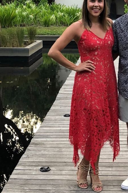 This red lace dress is so flattering!

A-line dress, red lace midi dress, dress for Cancun, red date night dress, red midi dress, red lace dress

#LTKFind #LTKSale #LTKunder100