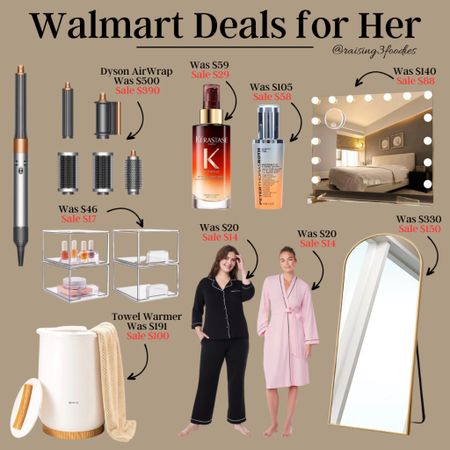 Walmart Deals for her!  Such great prices on these!  Especially the Dyson Air Wrap which hardly ever goes on sale! Sale prices end 10/12 or if items sell out before then! 

@walmart #walmartpartner finds 

#LTKover40 #LTKstyletip #LTKsalealert