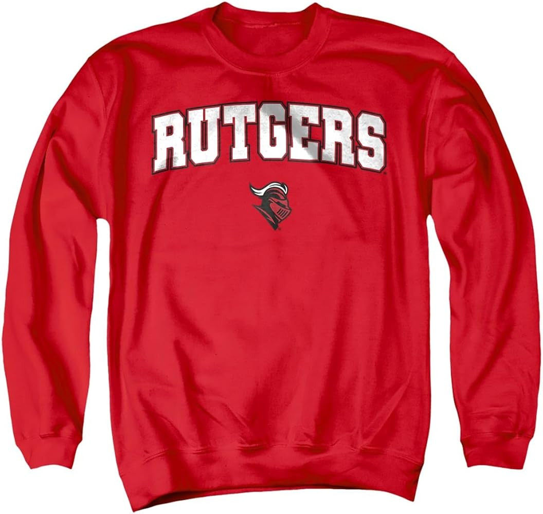 LOGOVISION Rutgers University Arch Logo Secondary Unisex Adult Crewneck Sweatshirt | Amazon (US)