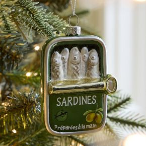 Glass Sardines Ornament | West Elm (US)