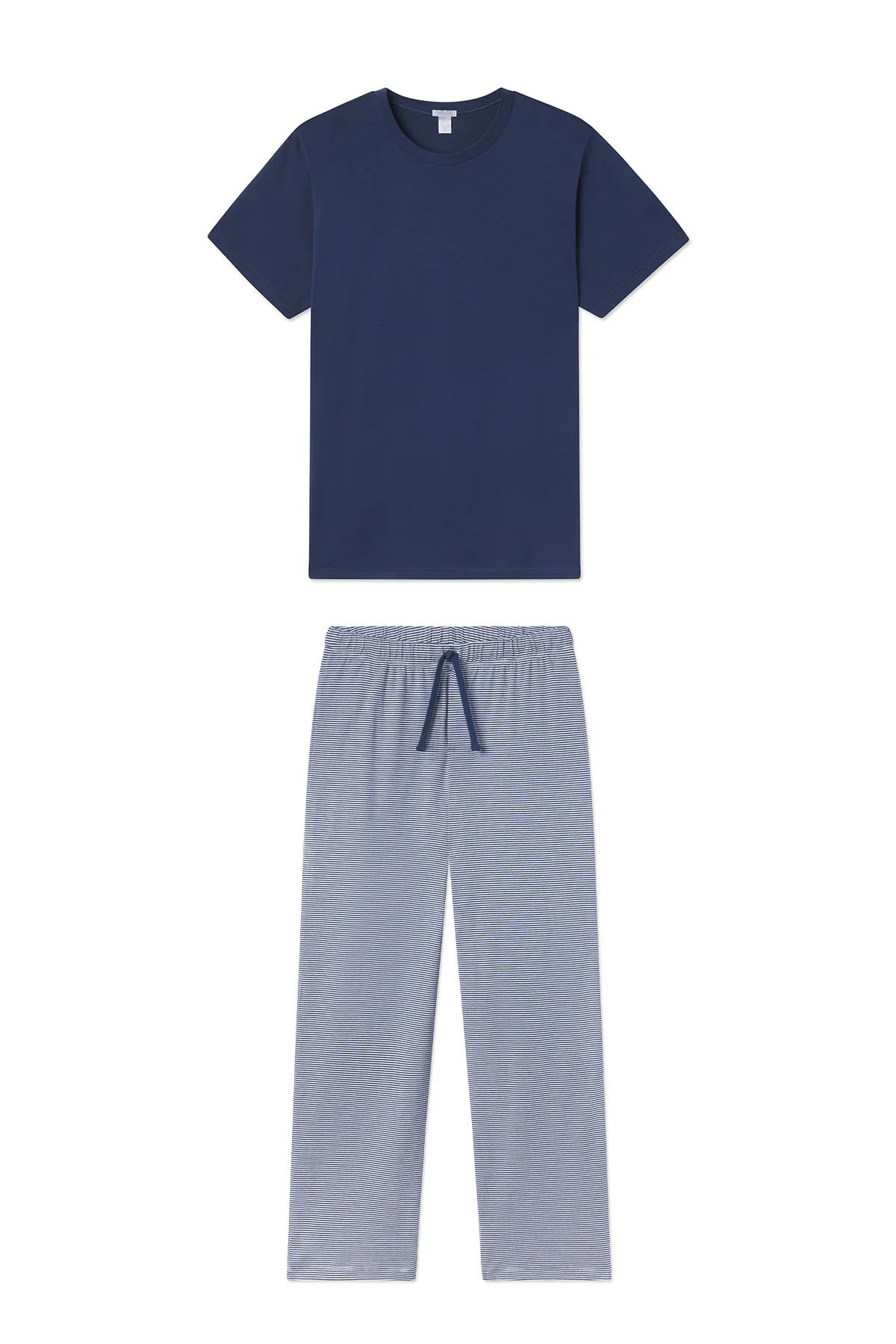 Men's Pima Pajama Pants Set in True Navy | Lake Pajamas