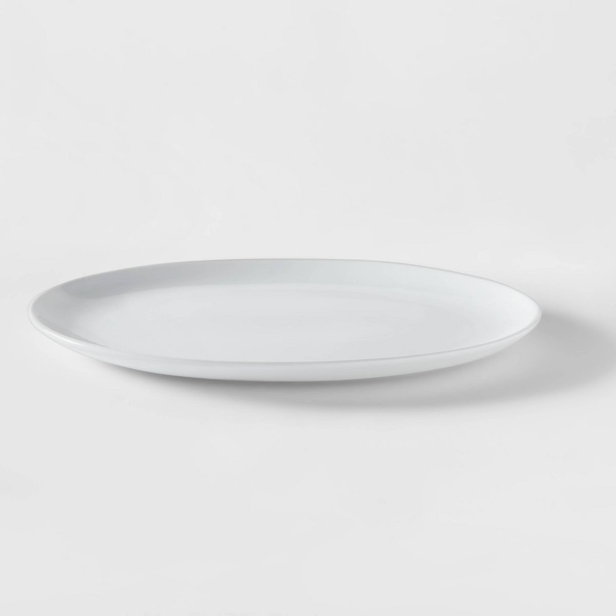 Oval Porcelain Serving Platter 15.5'' White - Threshold\u2122 | Target
