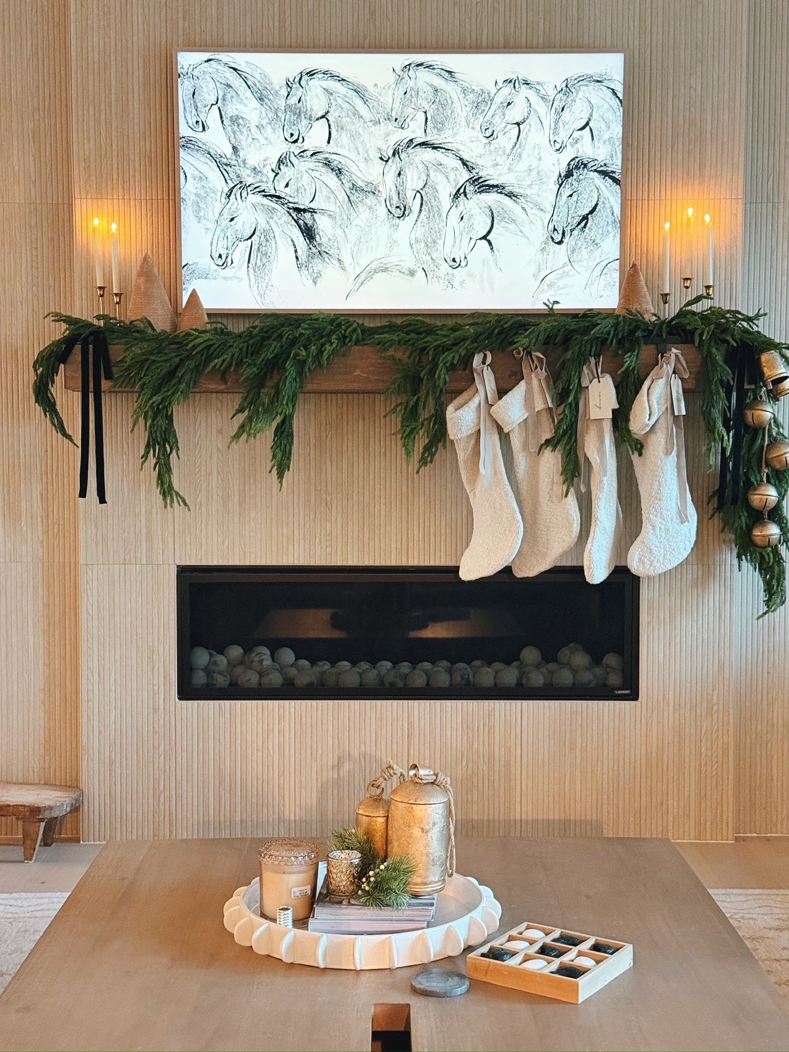 A mantel moment made for Christmas magic 🎁✨

Every layer — from the candlelight to the greenery and gold bells — brings that Modern Classic warmth we love. The key? Mix natural tones with timeless textures for effortless holiday elegance.

#porcheandco #modernclassic #christmasdecor #holidayinspo #neutralchristmas #holidayhome #modernclassicinterior #interiorstyling #holidaystyle #cozyhome #interiorinspo #homedecor #christmasaesthetic #timelessinteriors #holidayvibes

Do you want to bring our dreamy Modern Classic style interior design into your own home? 🏡 You’re in luck! Reserve our Online Interior Design packages today -> https://porcheandco.com/edesign ✨ We can’t wait to work with you & design your home with #porcheandco


#LTKStyleTip #LTKHome #LTKHoliday