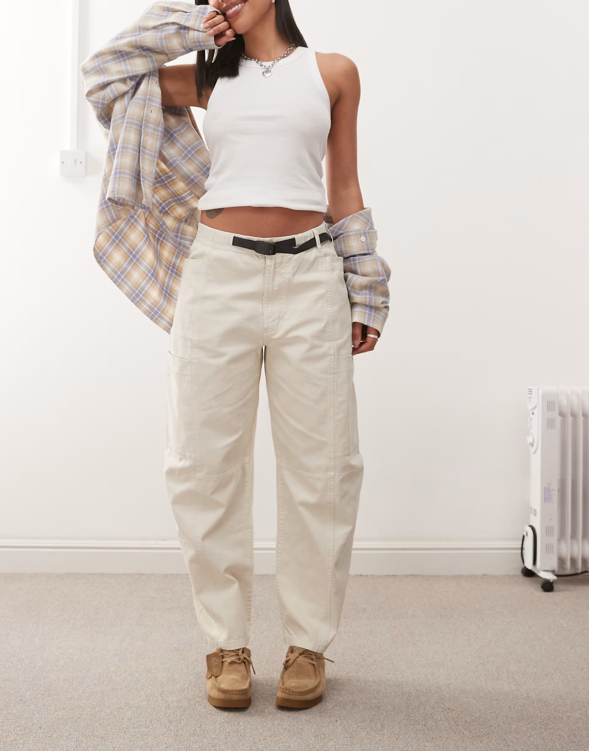 Gramicci voyager pants in greige | ASOS (Global)