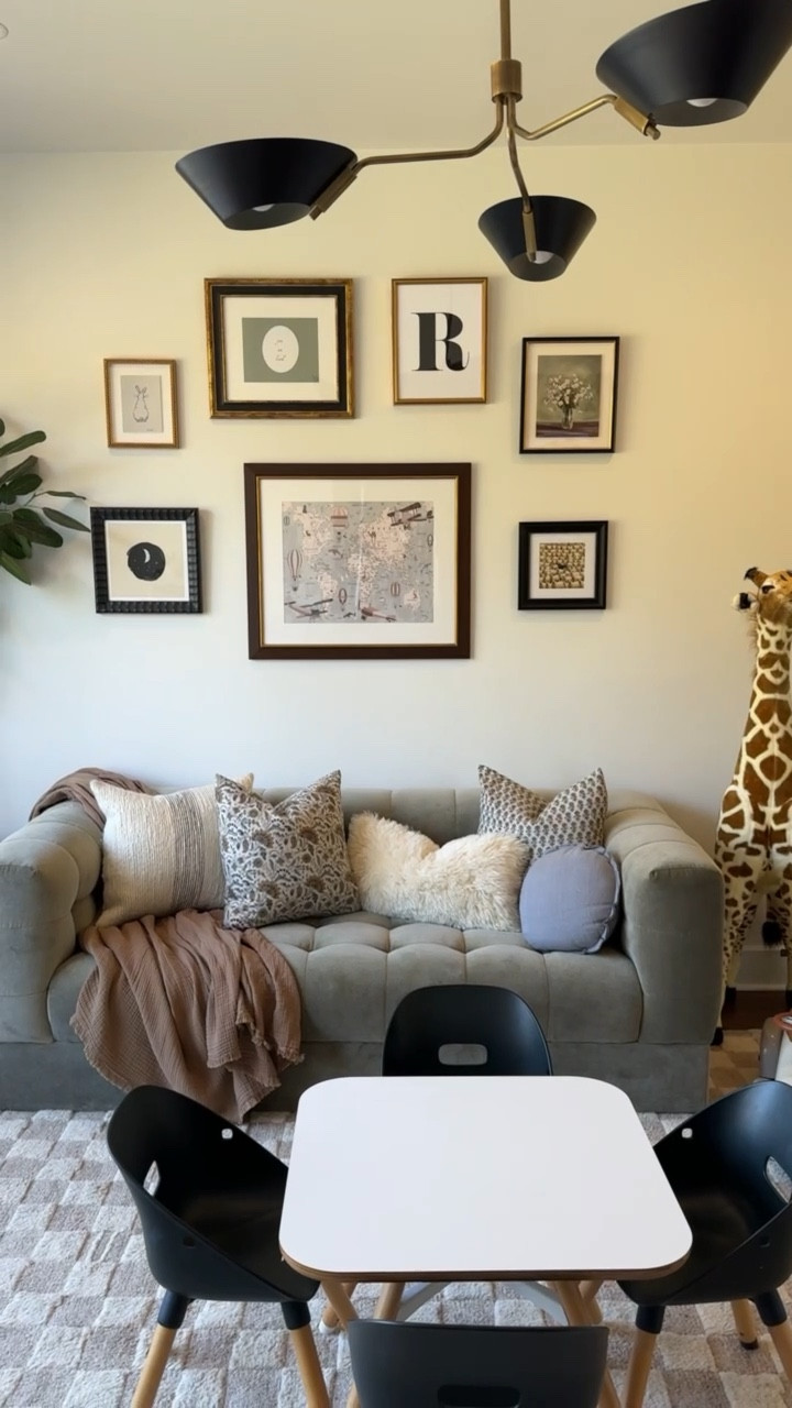 Playroom progress 👏🏼 This wall has been blank for 15 months & I am oh so happy to finally have something on it. Linking everything here! 

#LTKHome